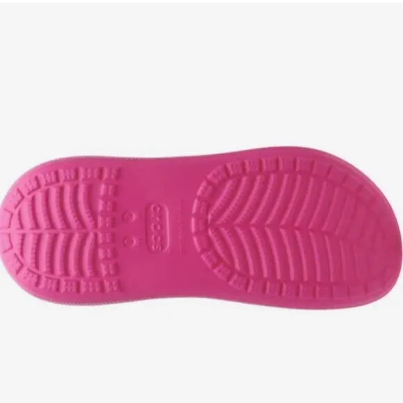 🆕️ 💕Croc's Women's Pink Classic Crush Platform Clog Slip On sz 10 NWT