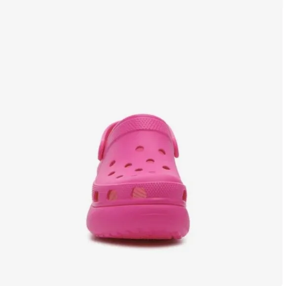 🆕️ 💕Croc's Women's Pink Classic Crush Platform Clog Slip On sz 10 NWT