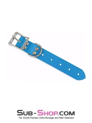 0723A      8" Bondage Gear Extender Strap, Candy Blue