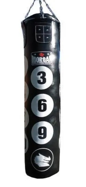 5 FOOT FILLED MORGAN NUMBER BOXING PUNCHING BAG HANGING KICKBOXING PUNCH BAG