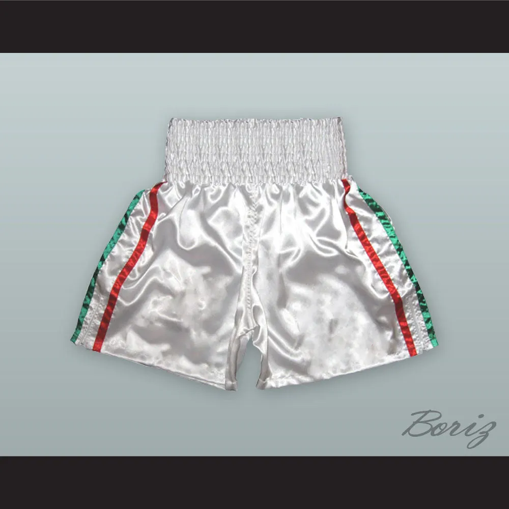 Aaron 'The Hawk' Pryor White Boxing Shorts