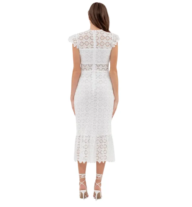 Abbie Lace Midi Dress