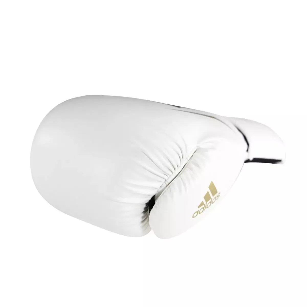 ADIDAS SPEED 50 BOXING GLOVES - WHITE/GOLD
