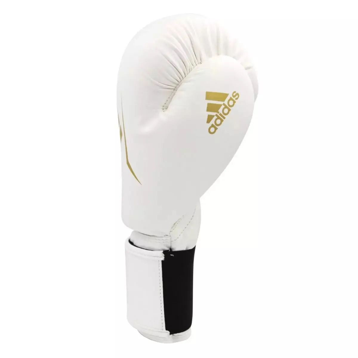 ADIDAS SPEED 50 BOXING GLOVES - WHITE/GOLD