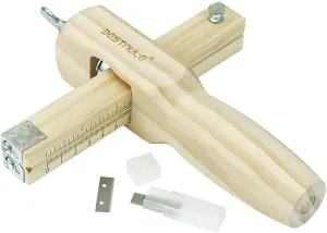 Adjustable Leather Cutter with 3 Blades