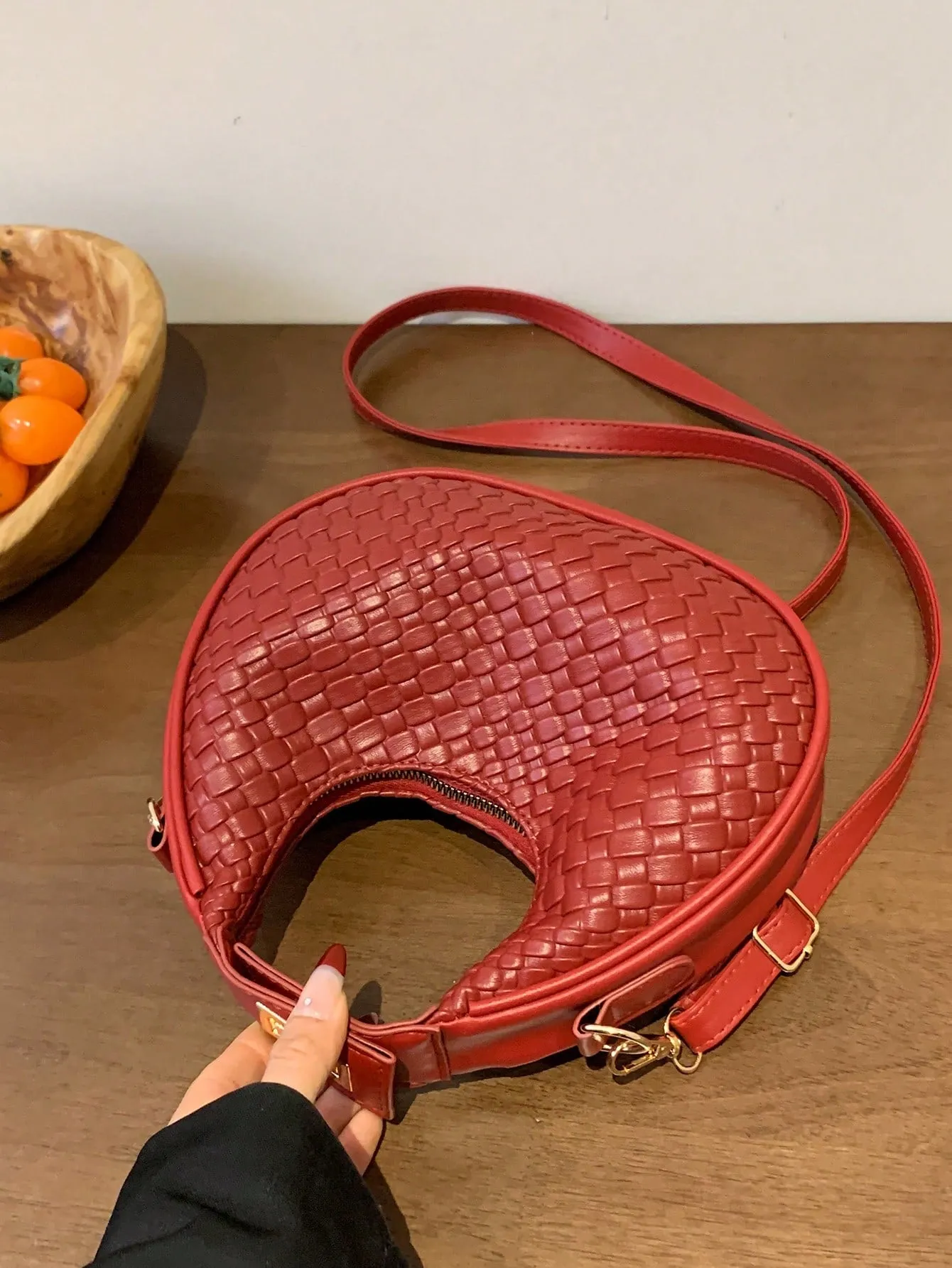 Adjustable Strap Versatile Pu Casual Shoulder Bag