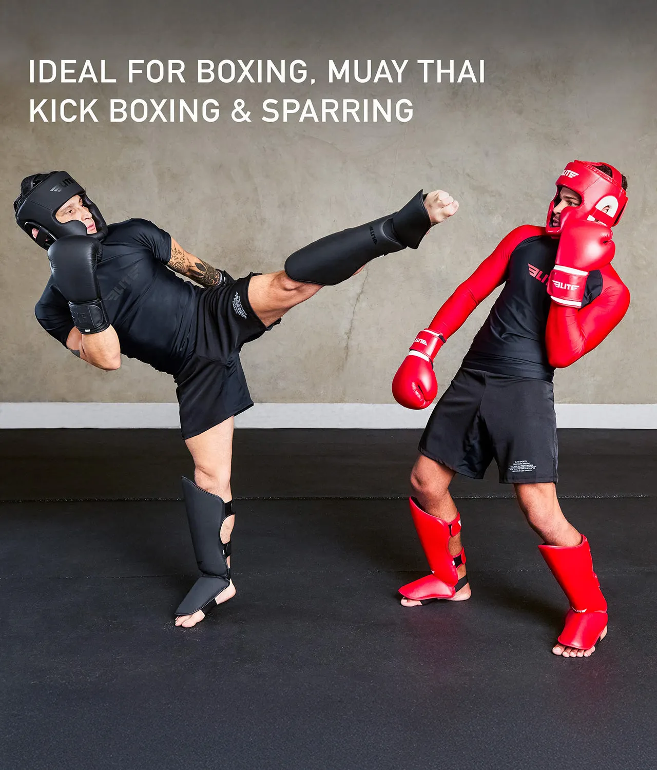 Adults' Essential Black/Black Boxing Headgear