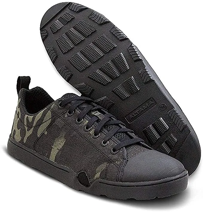 Altama OTB Maritime Assault Fin Friendly Low Cut Operators Boots,Black Multicam)