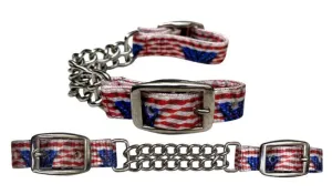 American Flag Fully adjustable double end chain nylon curb chain
