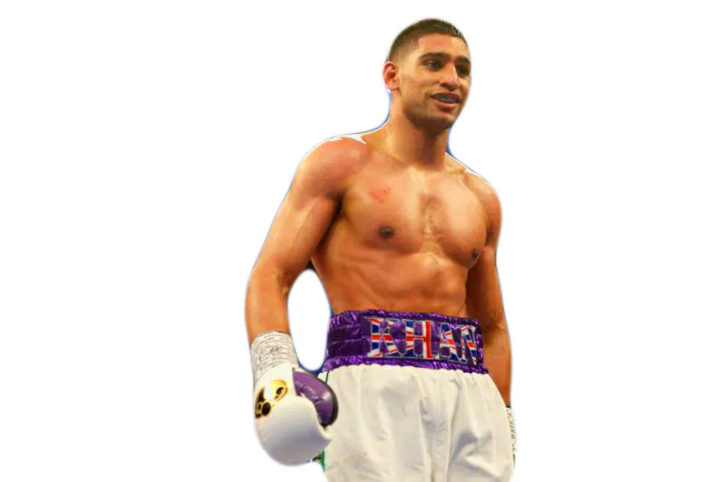 Amir Khan Autographed Red Everlast Champion Boxing Glove