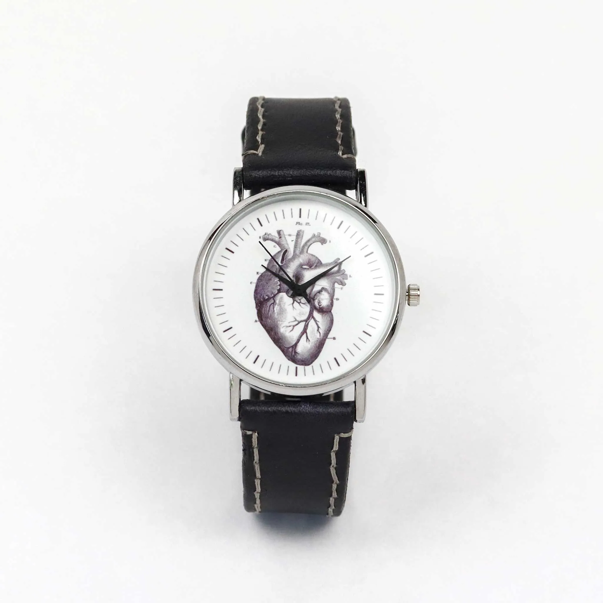 Anatomical Heart Wrist Watch