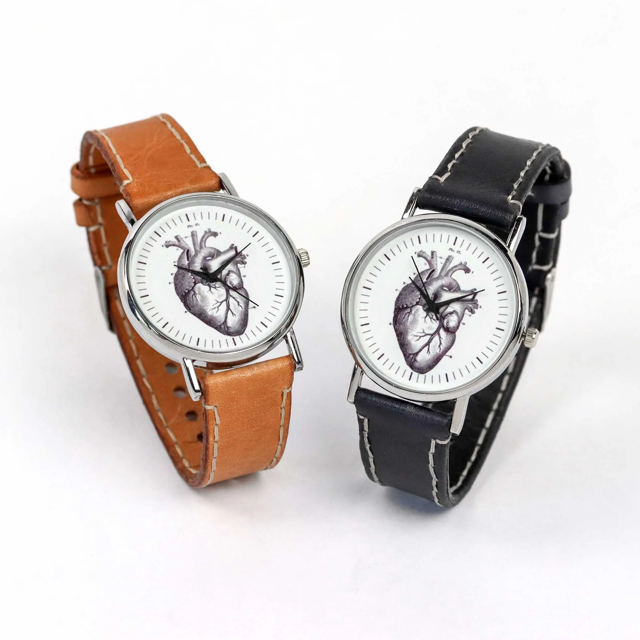 Anatomical Heart Wrist Watch