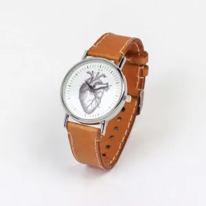 Anatomical Heart Wrist Watch