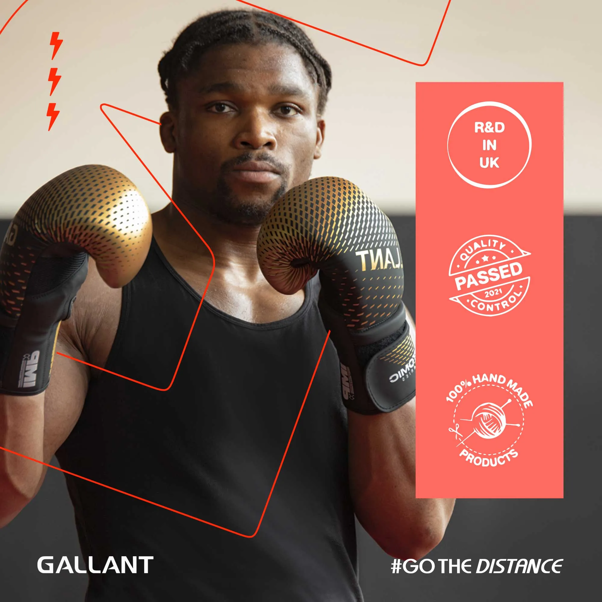 Atomic Boxing Gloves - Gold - Best Punching Gloves