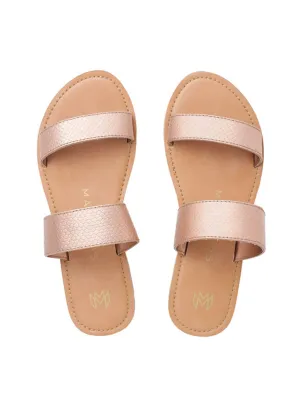 Azalea Reptile Sandals Cognac