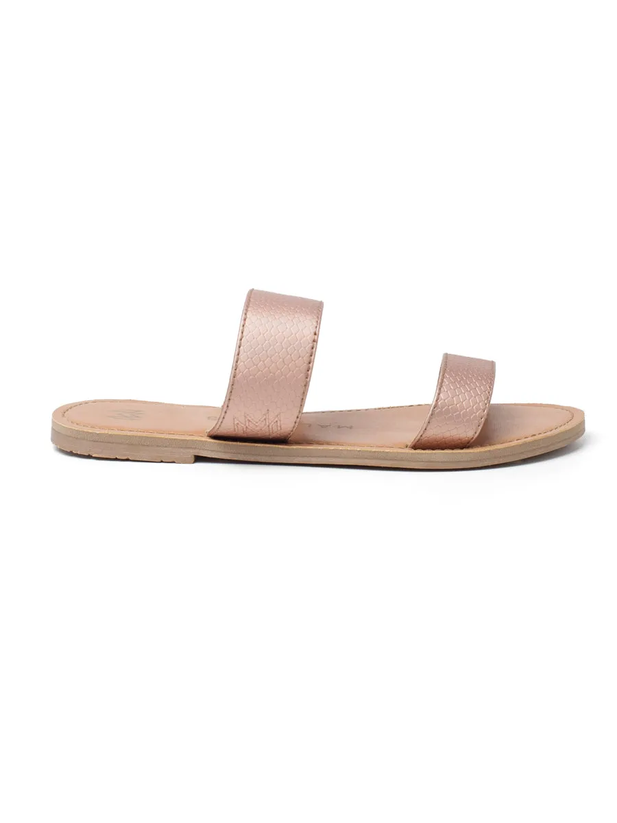 Azalea Reptile Sandals Cognac