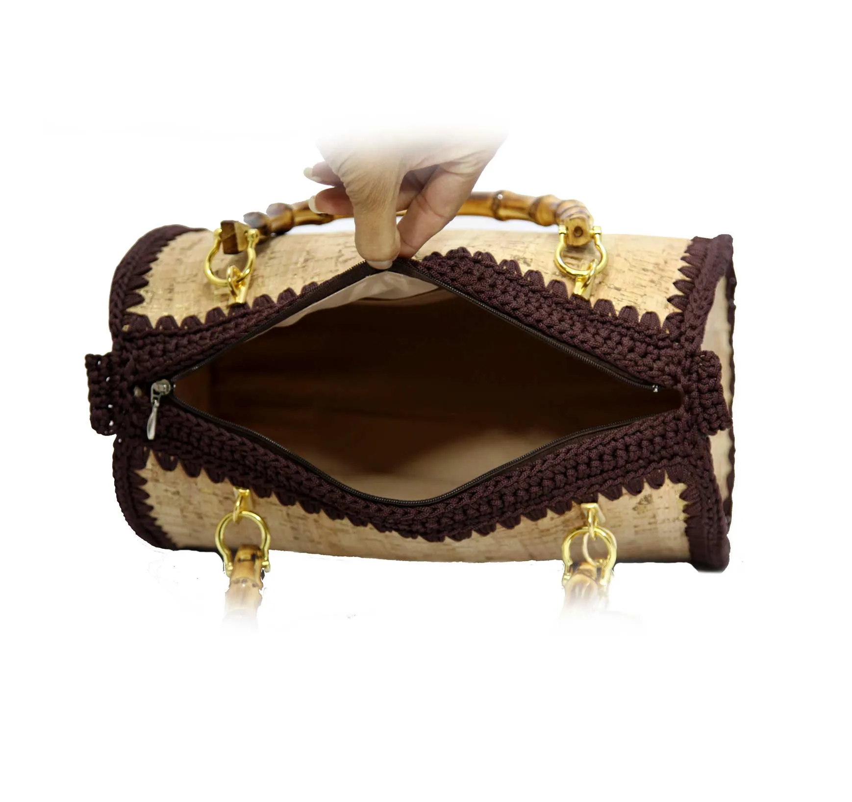 Bauletto Cork Crochet Bag