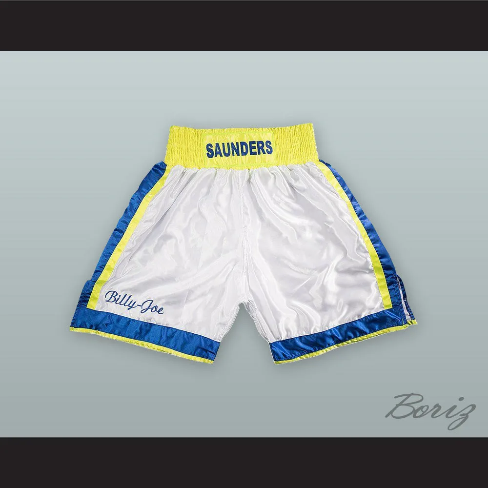 Billy Joe Saunders White Boxing Shorts