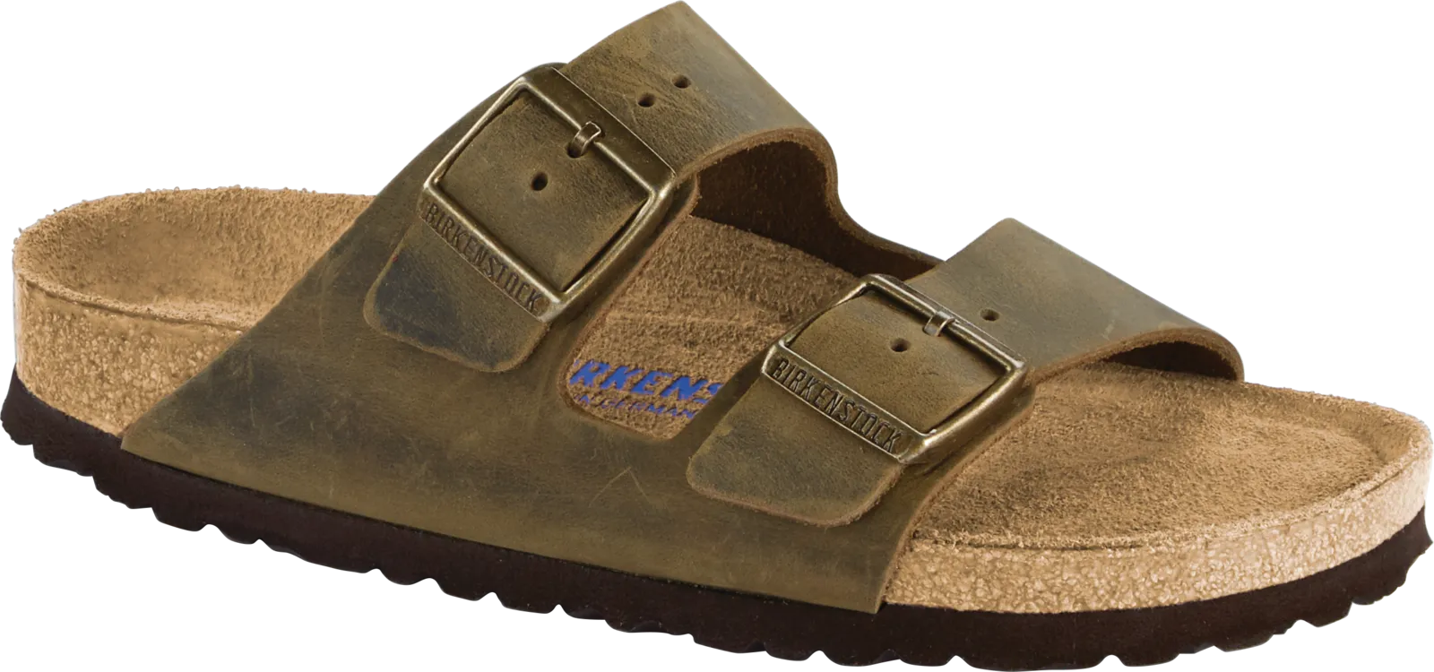 Birkenstock Arizona Soft Foot Bed in Habana & Black Oiled Leather - Some available in Narrow Widths