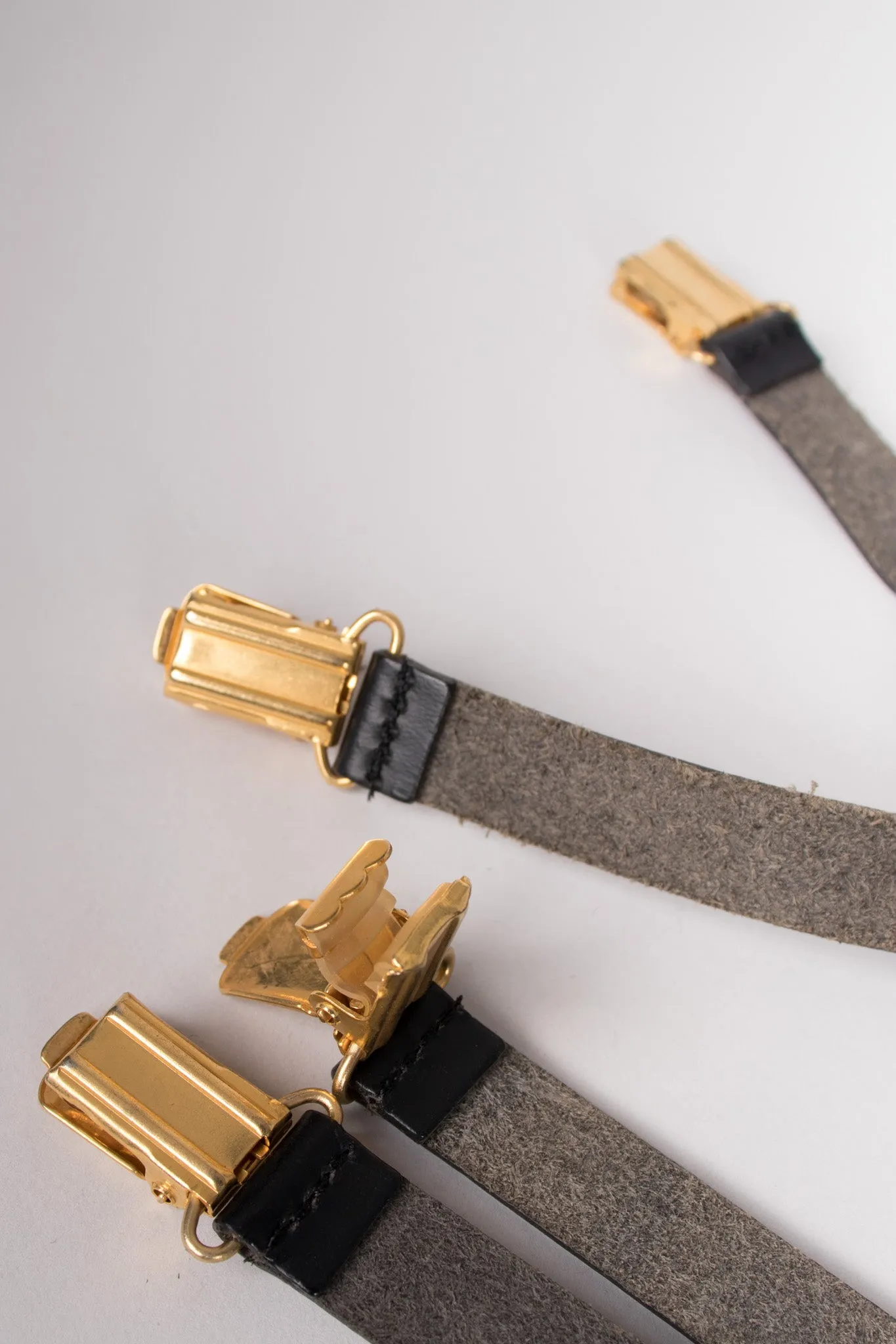 Black Logo Suspenders