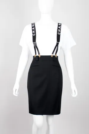 Black Logo Suspenders