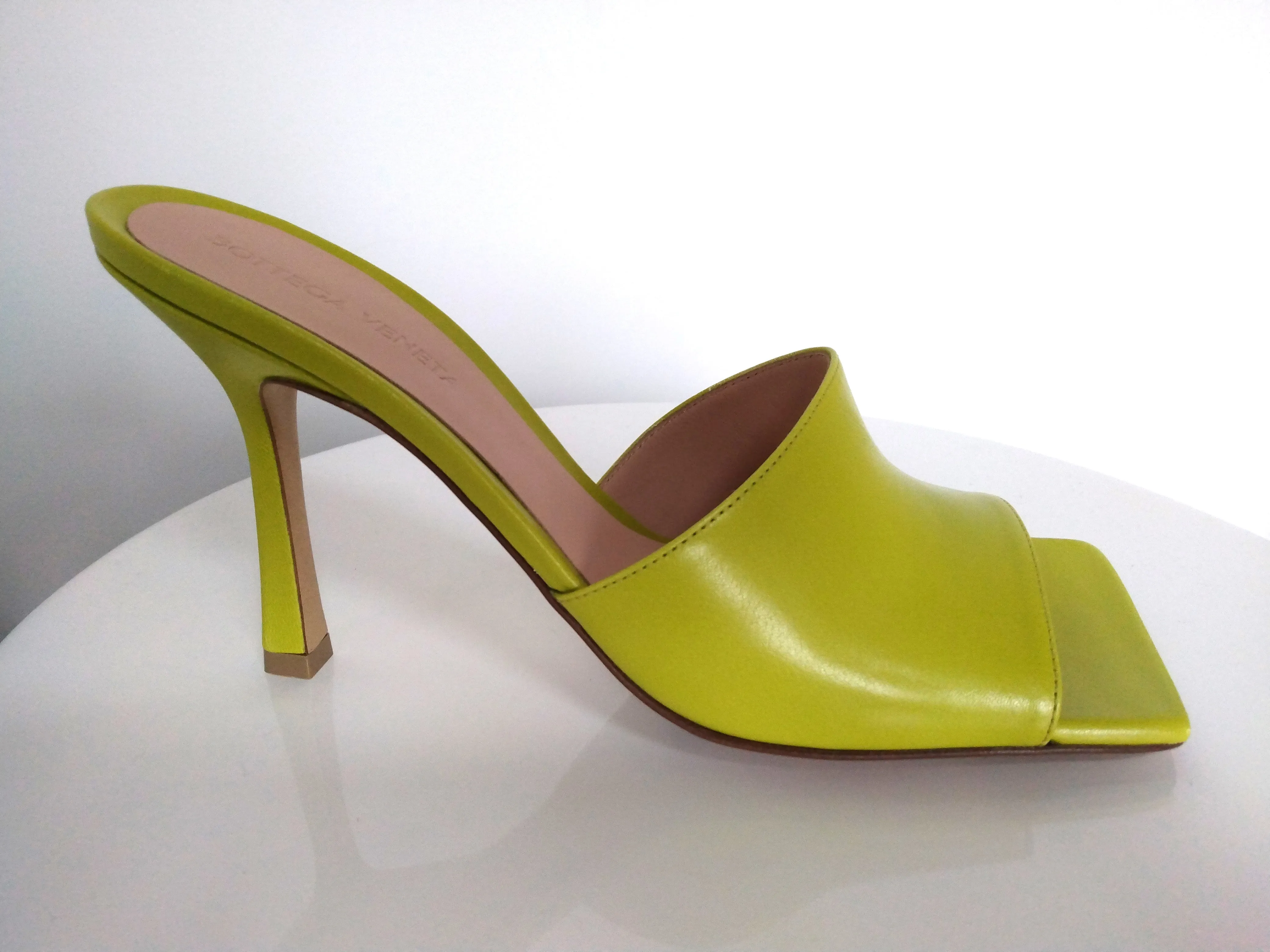 Bottega Veneta Lime Stretch Mule