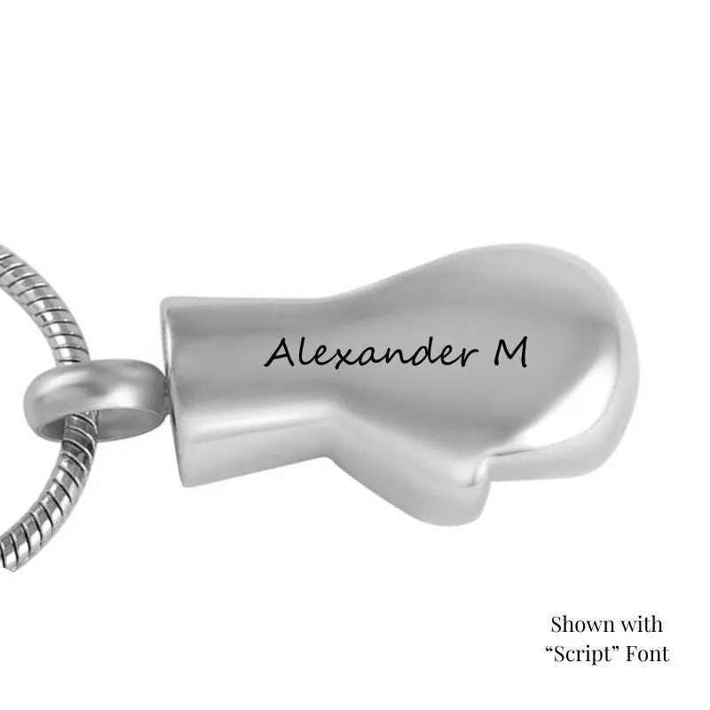 Boxing Glove Cremation Jewelry