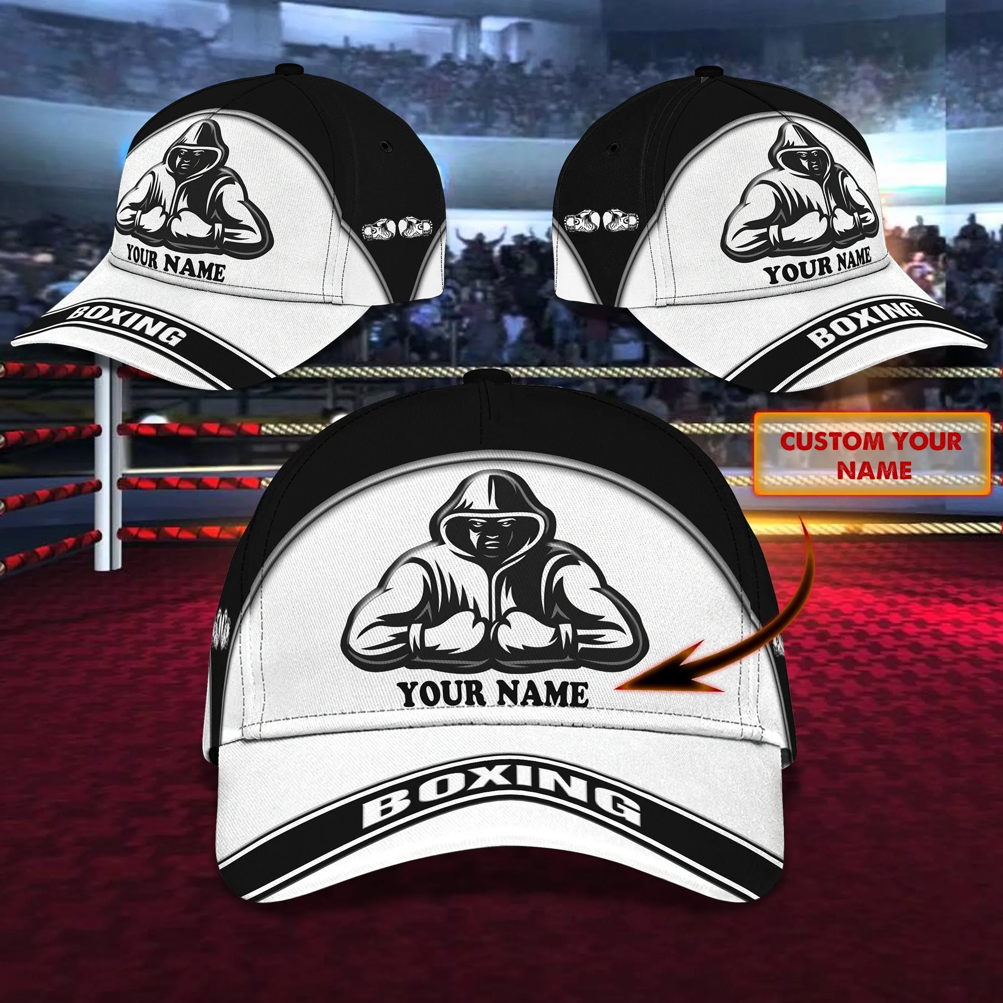 Boxing - Personalized Name Cap - Nia94