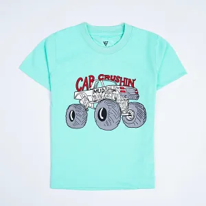 Boys Half Sleeves-Printed T-Shirt (Crushin)