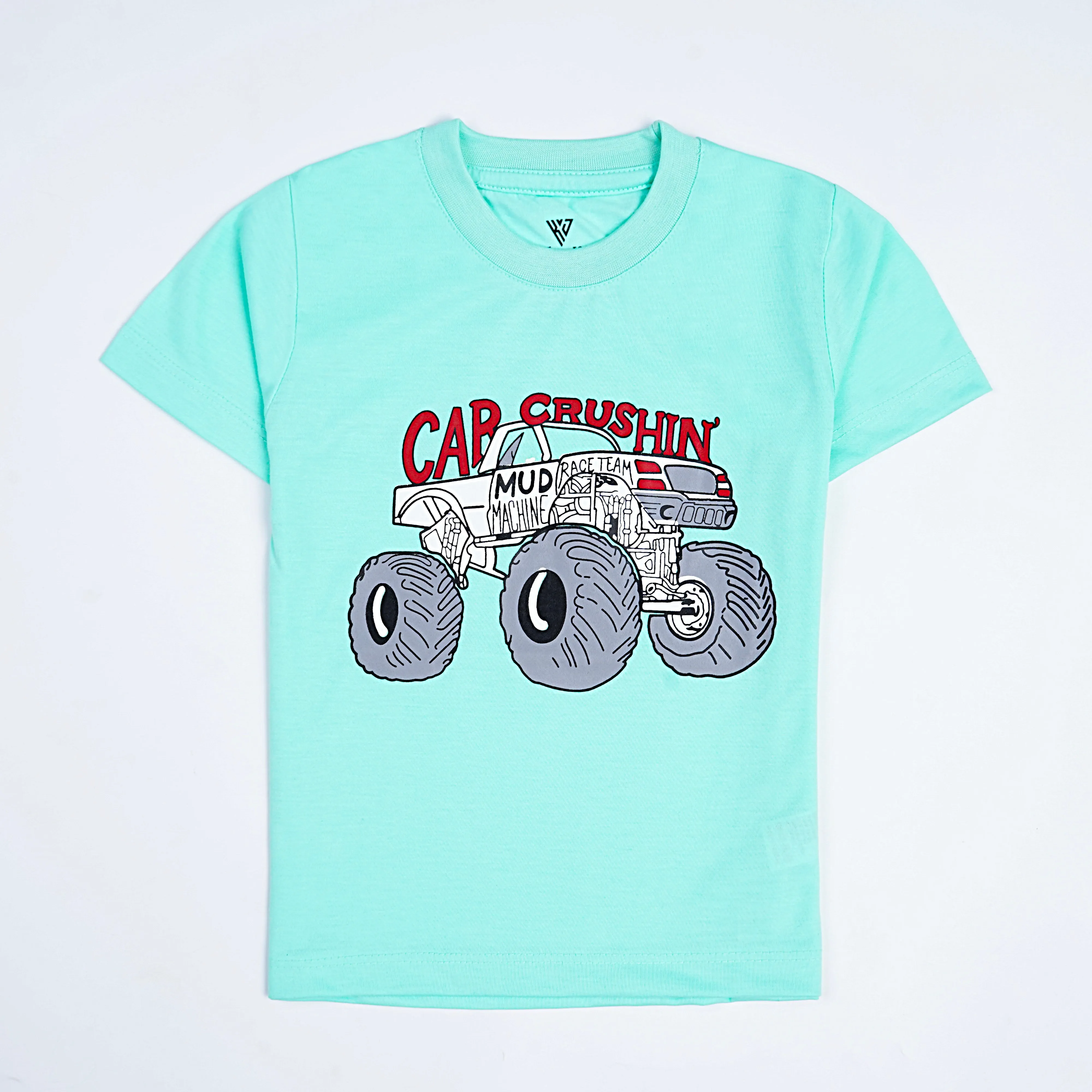 Boys Half Sleeves-Printed T-Shirt (Crushin)