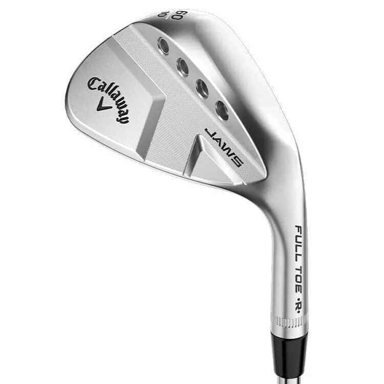 Callaway JAWS Cuña de acero cromado crudo con punta completa LH