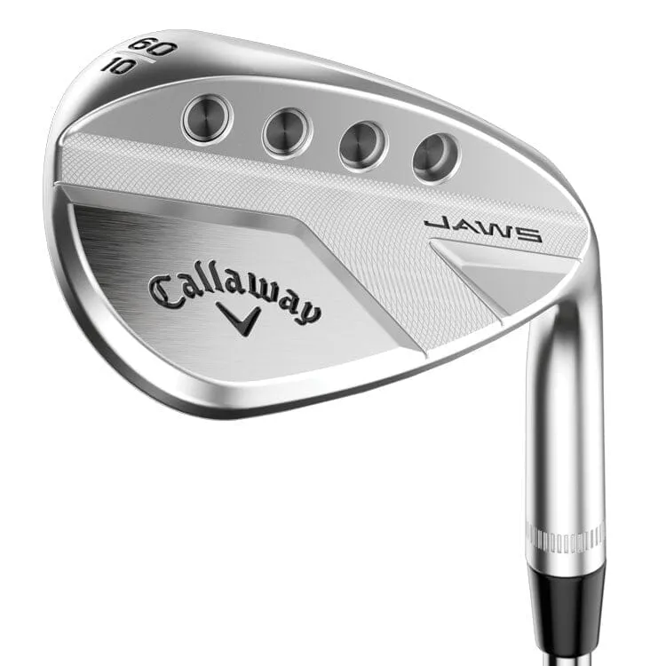 Callaway JAWS Cuña de acero cromado crudo con punta completa LH