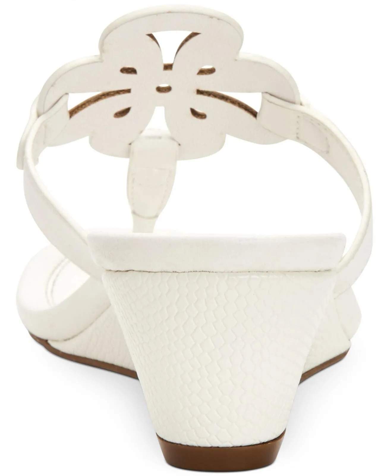 Charter Club Womens Penelopee Slides Wedge Sandals 10009958900 White 5.5M
