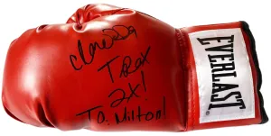 Claressa "T-Rex" Shields autographed everlast boxing glove signed in Black Marker