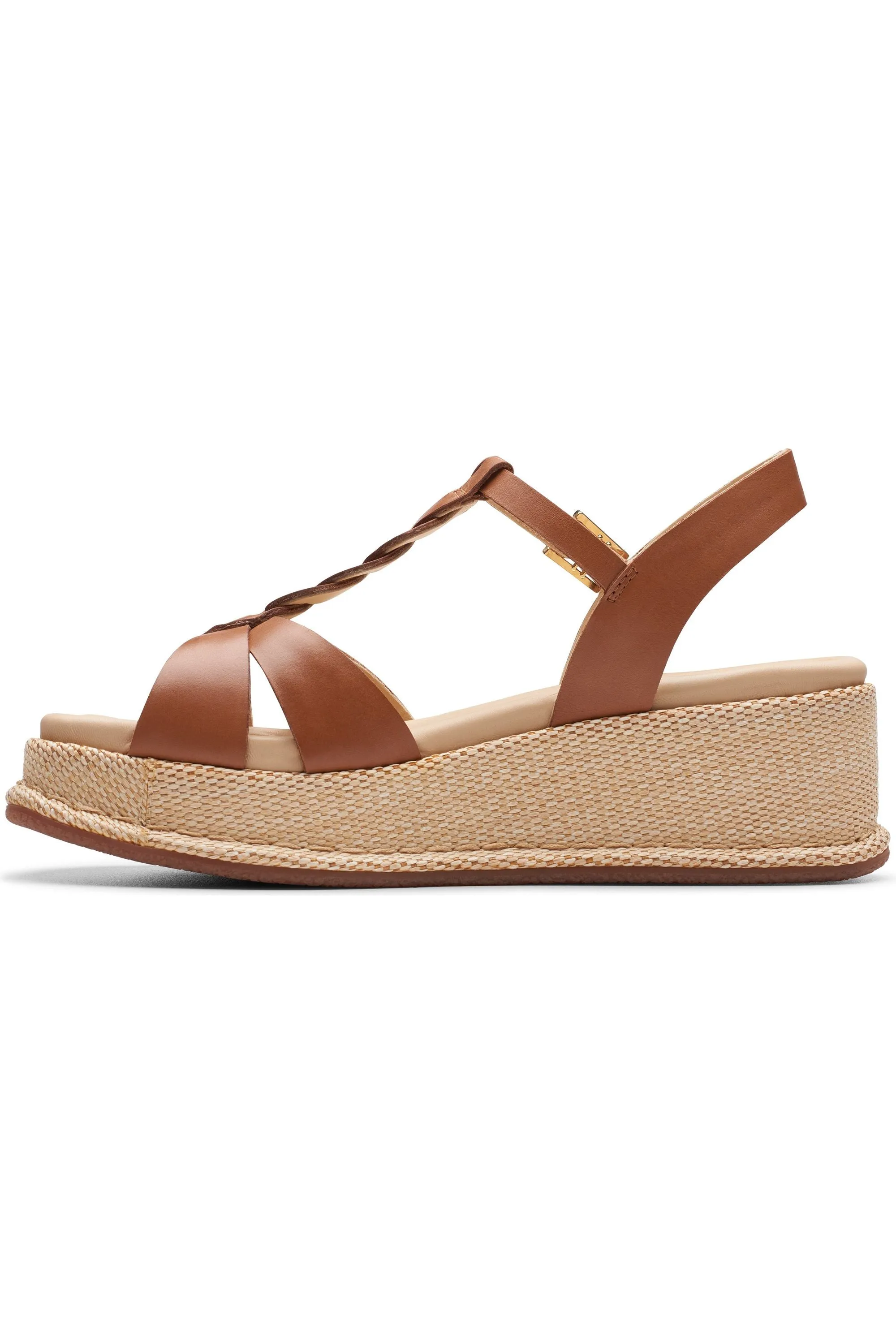 Clarks Kimmei Twist in Tan Leather