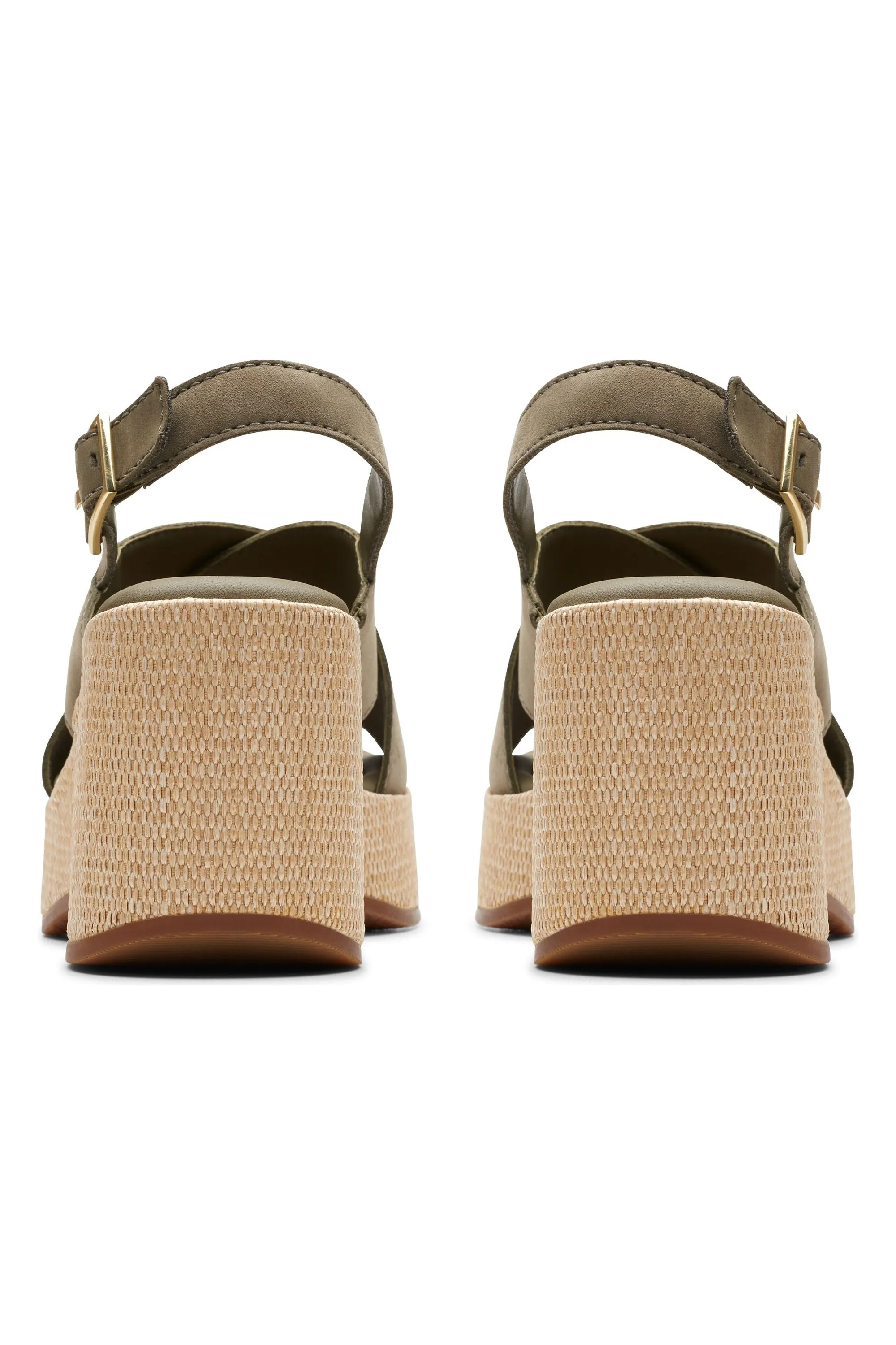Clarks Manon Wish in Olive Nubuck