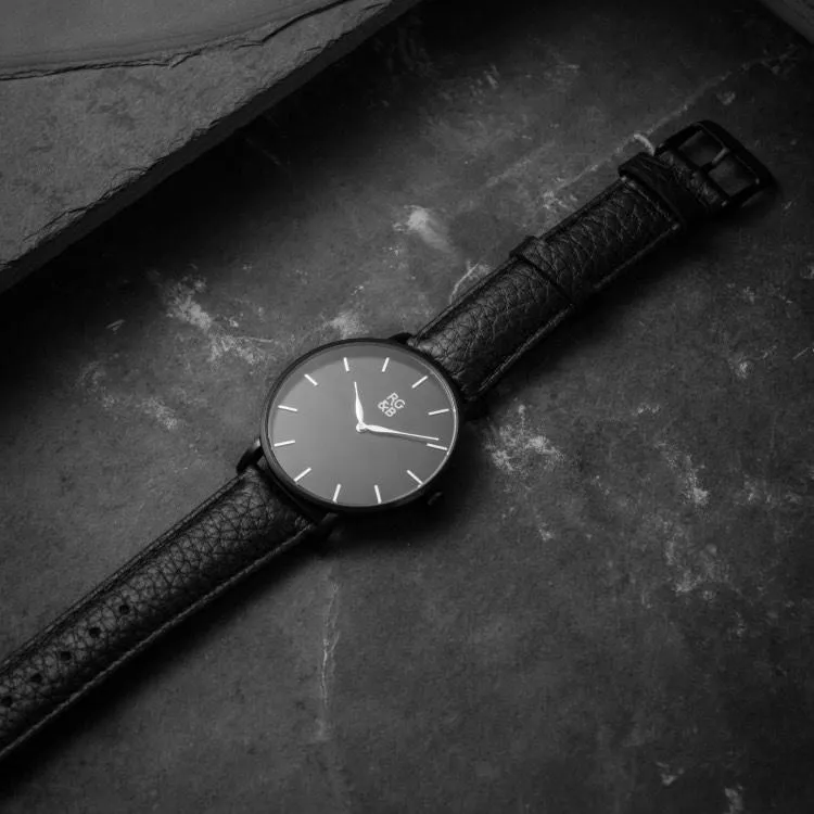 Classic Minimal Watch - All Black