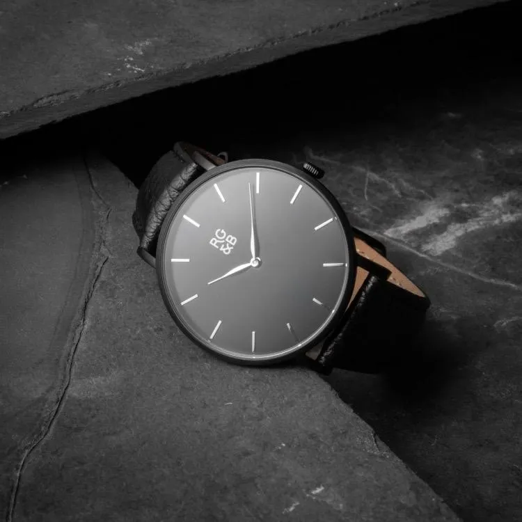 Classic Minimal Watch - All Black