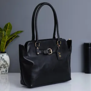 Classy Leather Customized Hand Bag 1.0 - Black