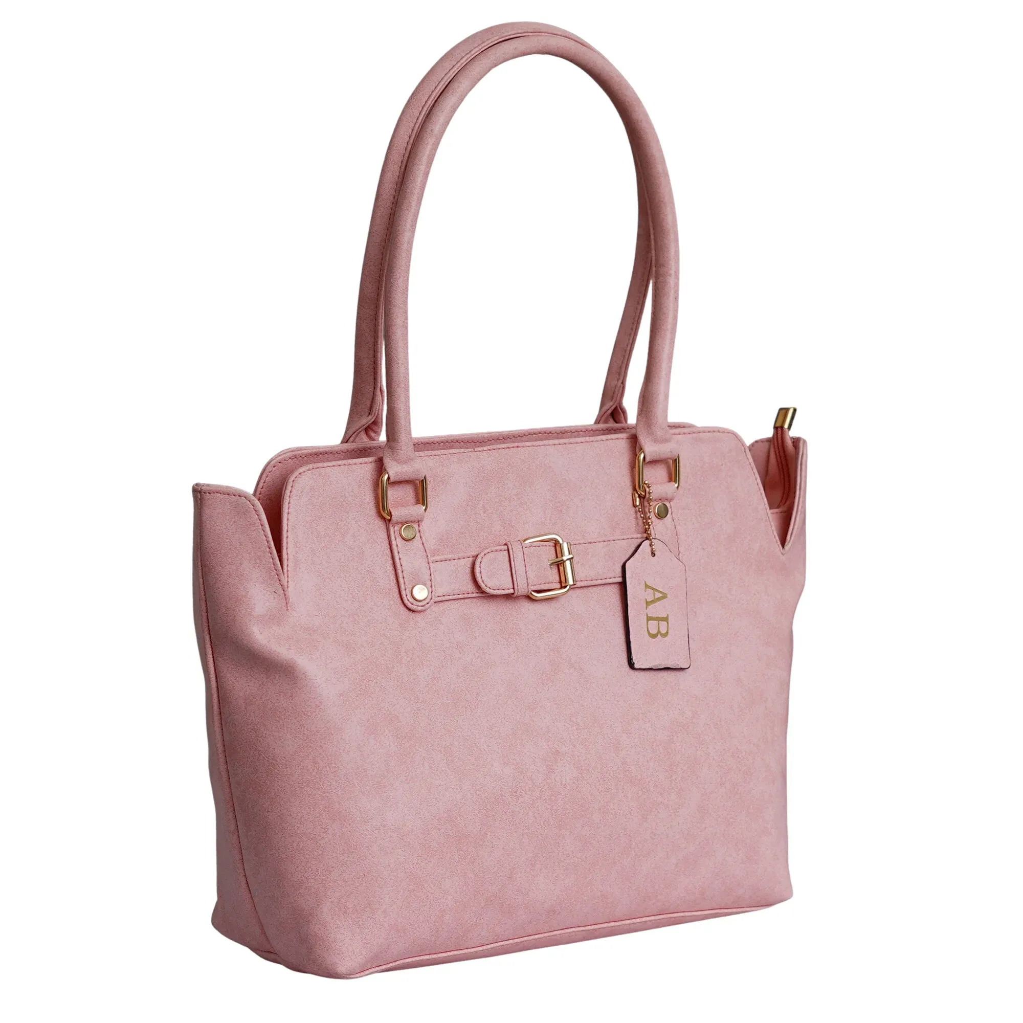 Classy Leather Customized Hand Bag 1.0 - Peach