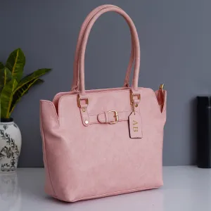 Classy Leather Customized Hand Bag 1.0 - Pink
