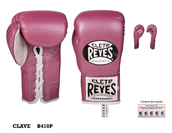 CLETO REYES SAFETEC PRO FIGHT LACE-PINK/WHITE
