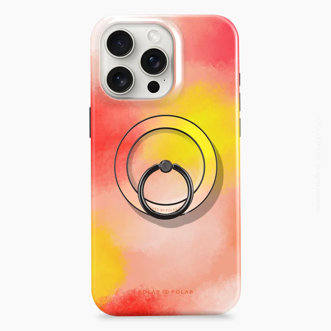 Clouds in Fall - Black MagSafe Phone Grip and Ring Holder Stand