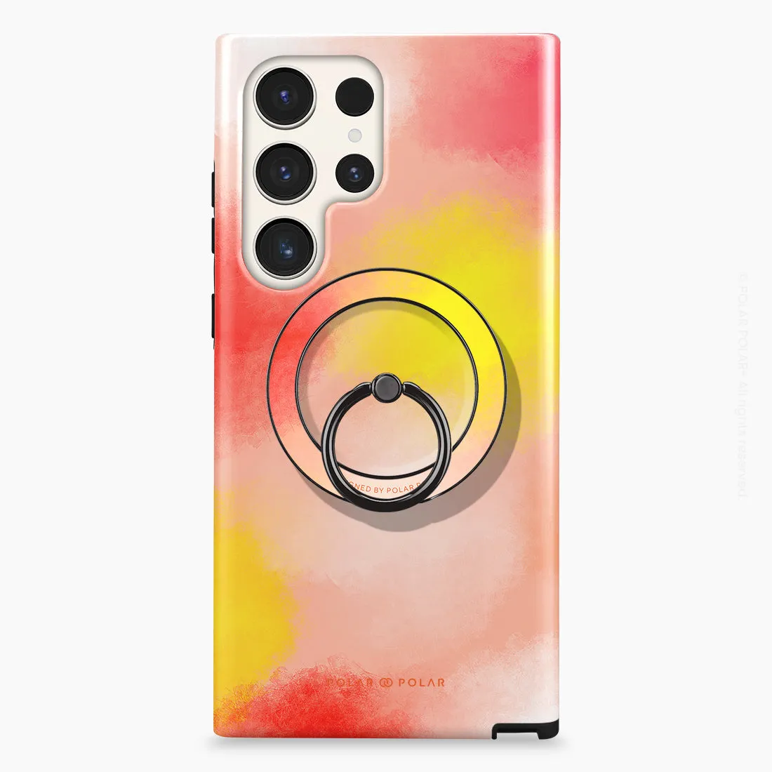 Clouds in Fall - Black MagSafe Phone Grip and Ring Holder Stand