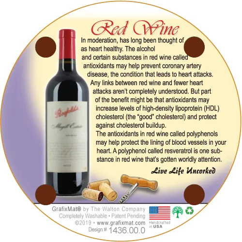 Coaster - Live Life Uncorked