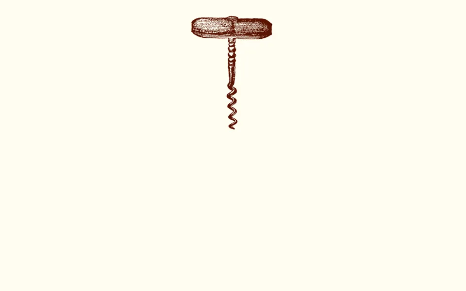 Cork Screw Place Card