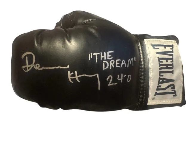 Davin Haney "THe Dream" Signed Authentic Autograph Boxing Glove, Certified