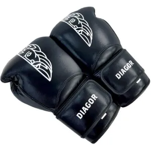 Diagor Olympic Boxing Gloves 12oz Black