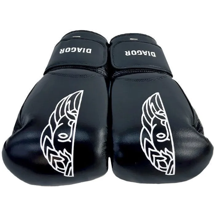 Diagor Olympic Boxing Gloves 12oz Black