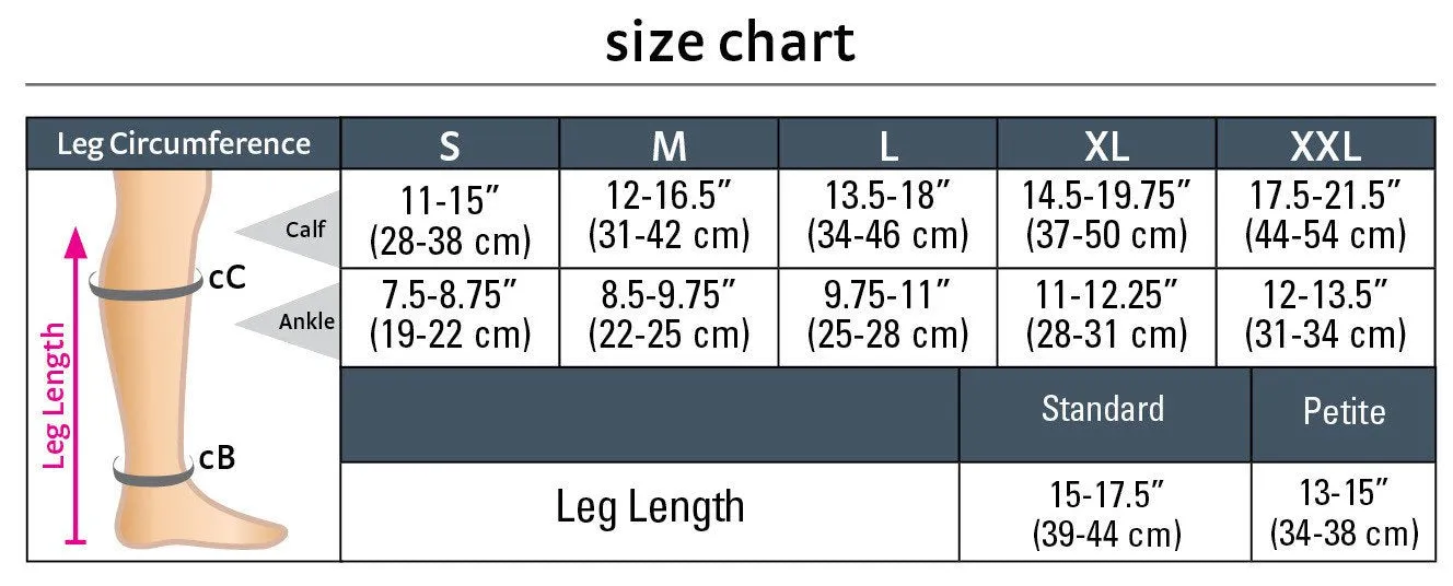 duomed advantage, 20-30 mmHg, Calf High, Open Toe
